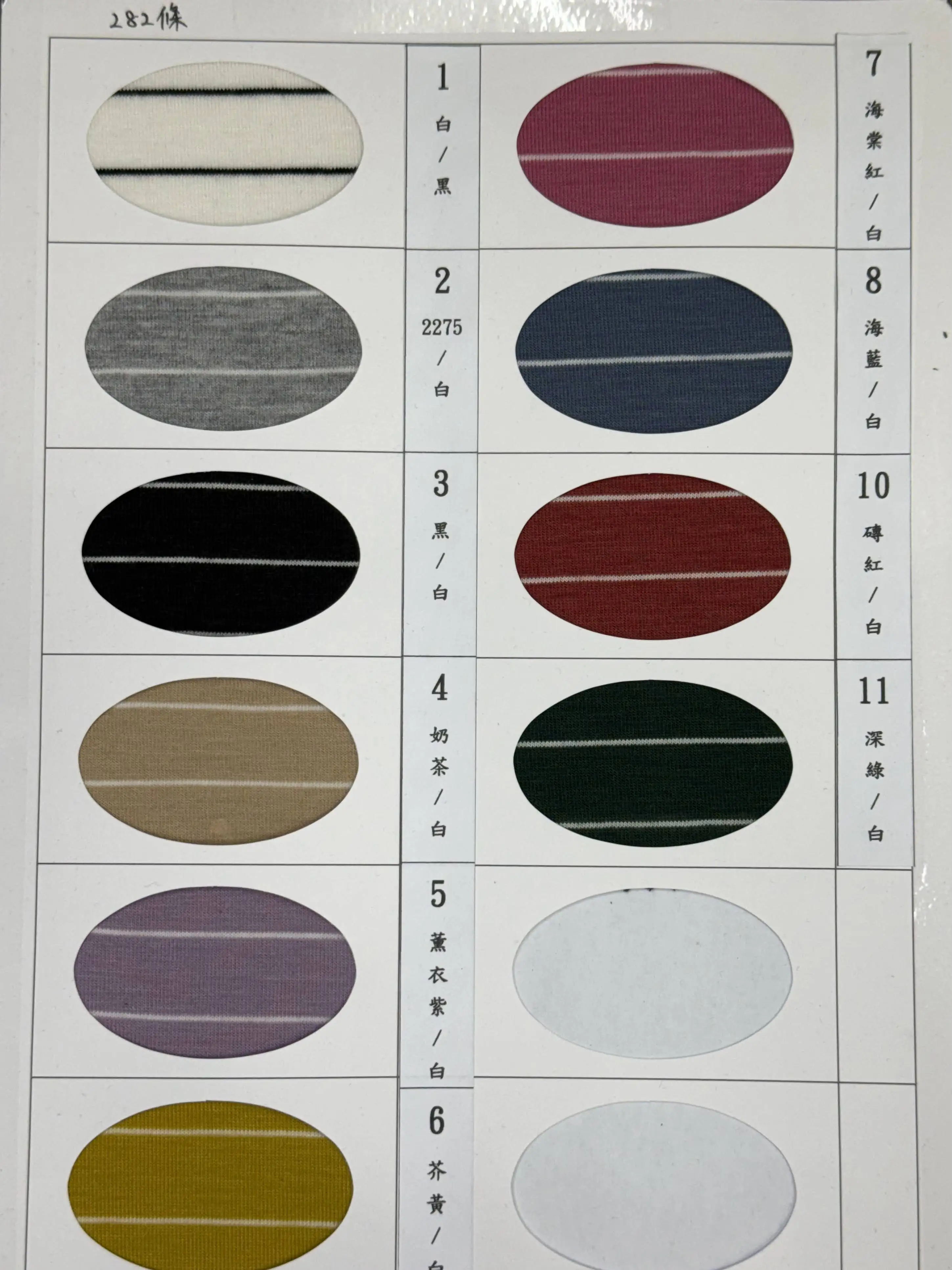 四面彈力條子 - 布料細節展示圖 11