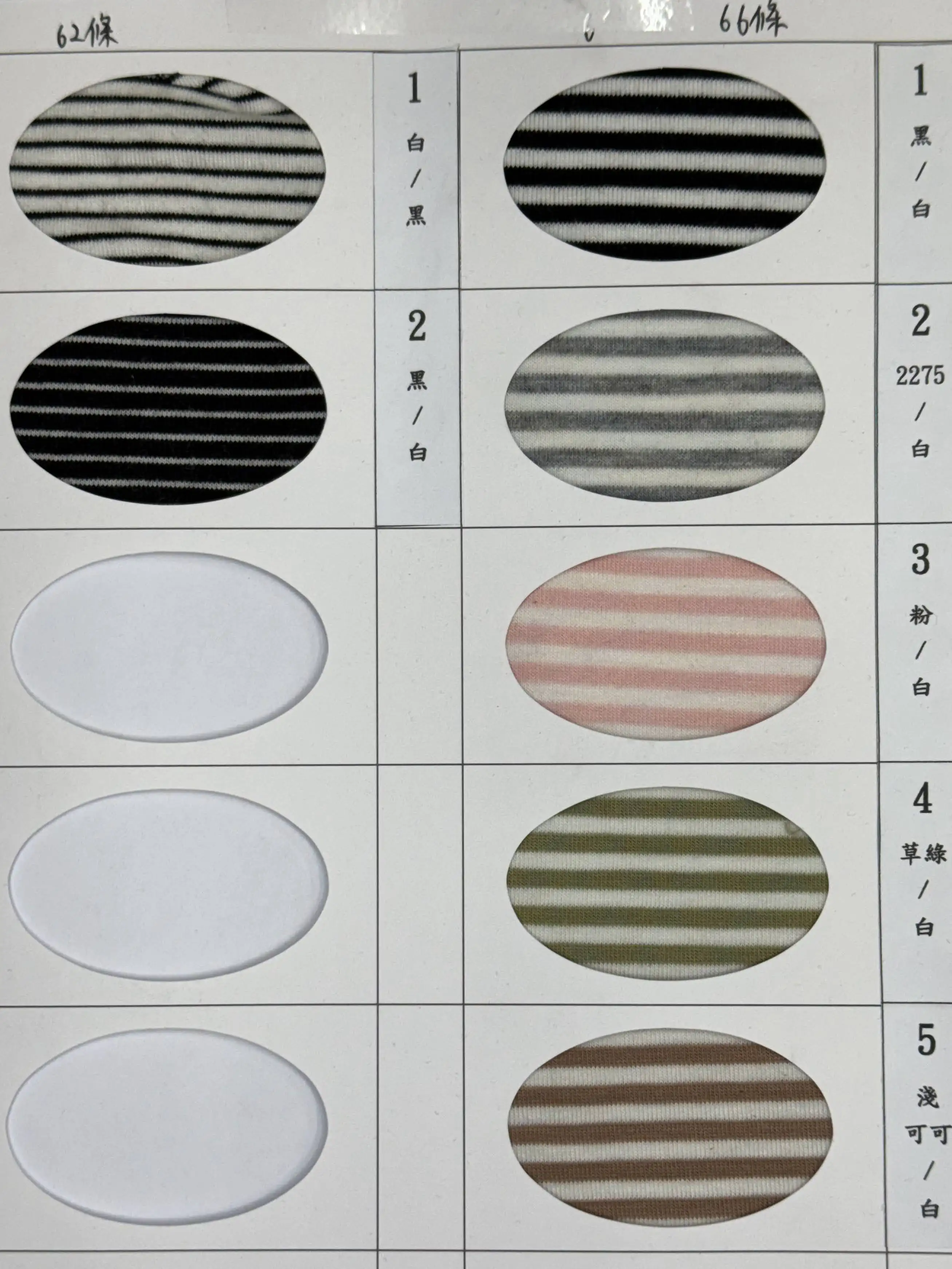 四面彈力條子 - 布料細節展示圖 12