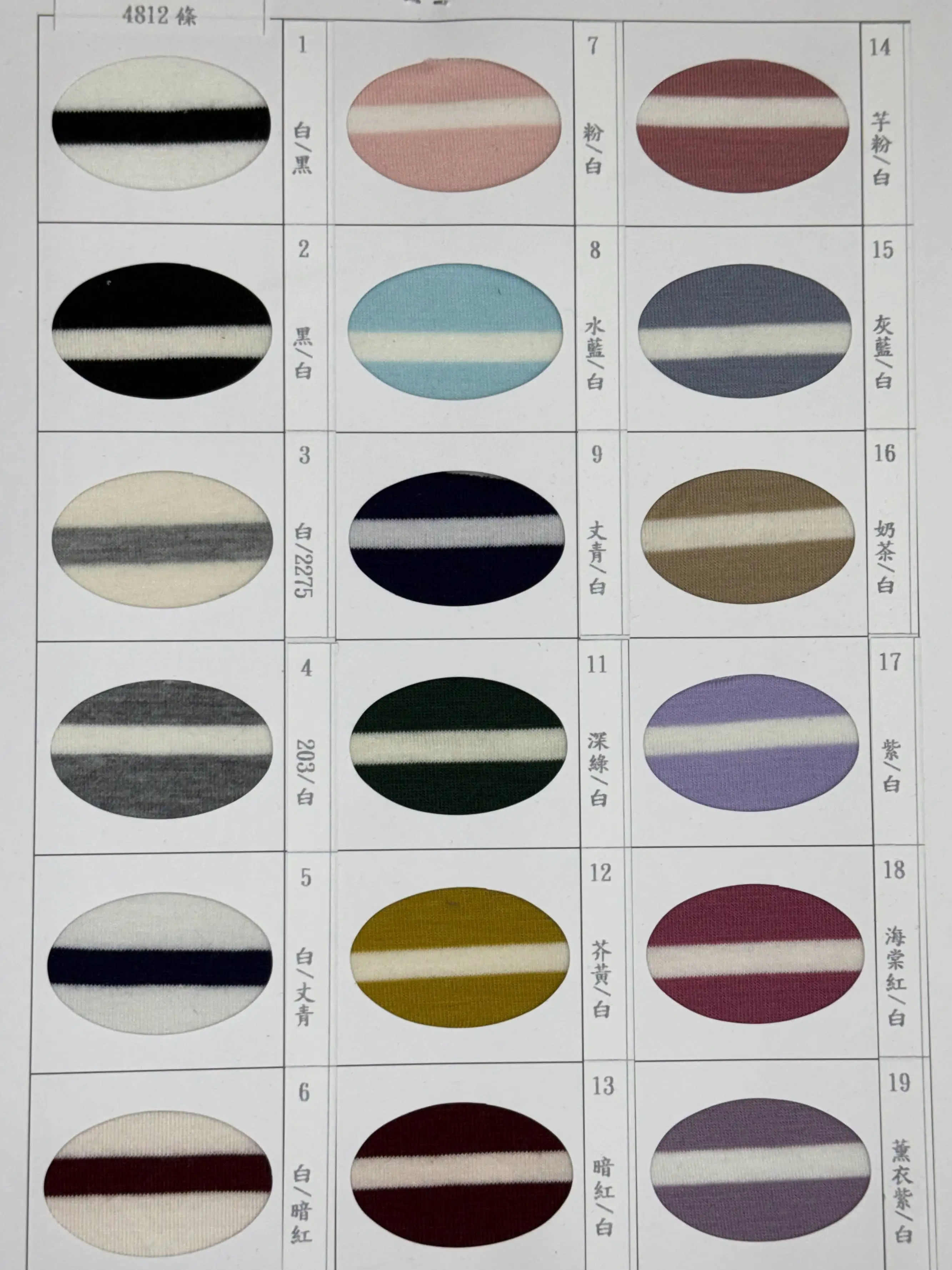 四面彈力條子 - 布料細節展示圖 7